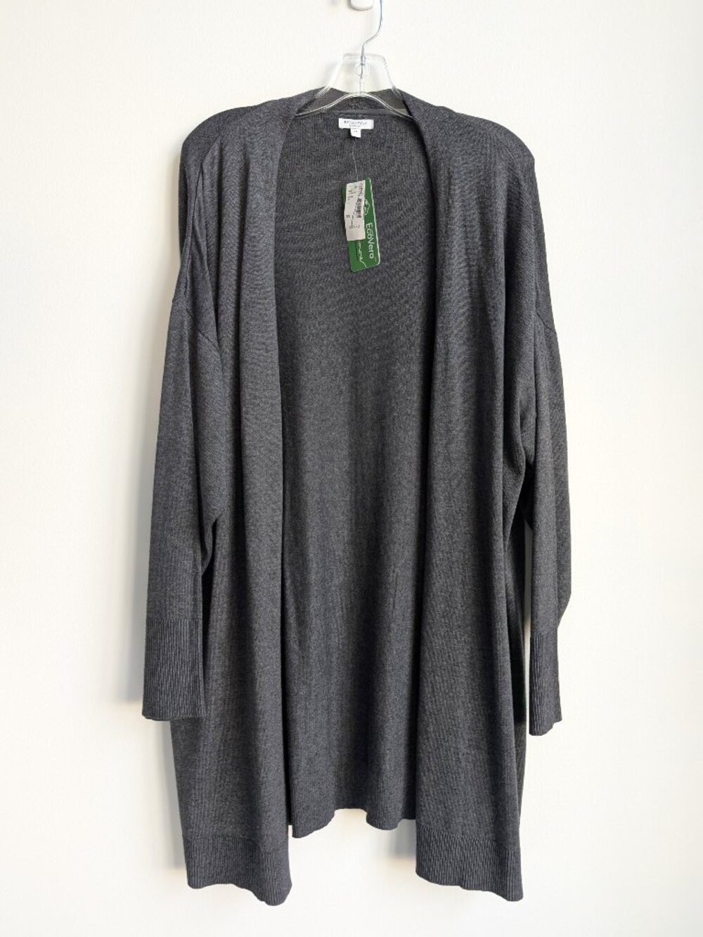 NWT REITMANS Essentials Long Open Front Cardigan | Size 3X
